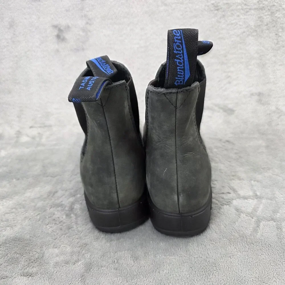Blundstone Kids Gray Boots Tasmania Australia Suede Size 3 1/2